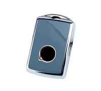 HIBEYO Coque de clé en TPU pour Volvo XC40 XC60 XC90 S90 S60 V60 V90 2019-2023 - Accessoires de Protection pour clé Volvo - Gris
