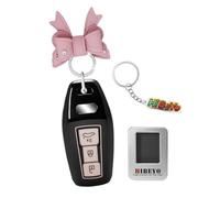 HIBEYO Coque de protection pour clé de voiture Convient pour Audi A3 A5L Q6 A6L A6 A7 Q7 Q3 Q5 SQ5 Etron E-Hybrid Nouveau 2025 véhicule électrique TPU silicone étui de protection étui de clé