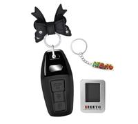 HIBEYO Coque de protection pour clé de voiture pour Audi A3 A5L Q6 A6L A6 A7 Q7 Q3 Q5 SQ5 Etron E-Hybrid Nouveau véhicule électrique 2025 en silicone TPU - Étui de protection - Boîtier de clé - Noir