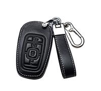 HIBEYO Étui de clé de Voiture Intelligent pour Ford F-150 Explorer Edge Expedition Fusion Mustang Mondeo Lincoln MKC MKZ - Noir