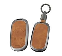 HIBEYO Étui de clé de voiture intelligente pour Nio EC6 EC7 EP9 ES3 ES6 ES7 ES8 ET5 ET7 EL7 EVE ET Étui de protection en cuir pour clé télécommande Boîte à clés Organiseur d'accessoires de voiture