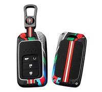 HIBEYO Étui de clé de voiture pour Honda Vezel City Civic Jazz BRV BR-V HRV Accord Pilot Ridgeline Odyssey Crider Télécommande Étui de protection pour clé B Noir