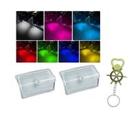 HIBEYO Lot de 2 lumières LED de bienvenue pour porte de voiture - Convient pour Mercedes-Benz GLC W253 GLE W167 GL ML W166 A B E C Classe W205 W176 W213 W246 - Éclairage d'entrée - Éclairage sous le