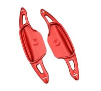 HIBEYO Lot de 2 palettes de changement de vitesse pour volant de voiture - Convient pour KIA K3 2020 2021 2022 2023 - Alliage d'aluminium - Kit de rechange - Shift Paddles - Rouge