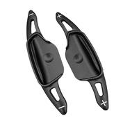 HIBEYO Lot de 2 palettes de changement de vitesse pour volant de voiture - Convient pour KIA K3 2020 2021 2022 2023 - Alliage d'aluminium - Kit de rechange - Shift Paddles - Noir