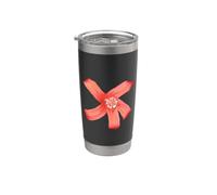 Hibiscus Clayi Fleur hawaïenne Vintage Botanique Gobelet isotherme en acier inoxydable double paroi