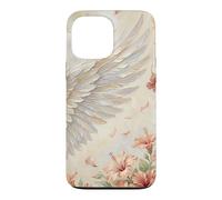 Hibiscus et Ailes Coque pour iPhone 13 Pro Max