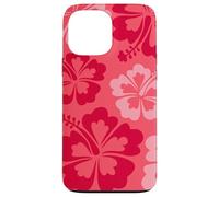 Hibiscus Flower Beach Hawaiian Exotic Floral Surf Cranberry Coque pour iPhone 13 Pro Max