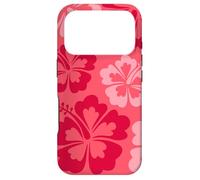 Hibiscus Flower Beach Hawaiian Exotic Floral Surf Cranberry Coque pour iPhone 17 Pro