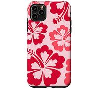 Hibiscus Flower Beach Hawaiian Exotic Floral Surf Vibe Red Coque pour iPhone 11 Pro Max