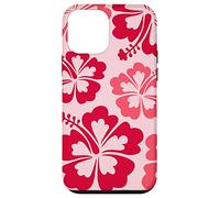 Hibiscus Flower Beach Hawaiian Exotic Floral Surf Vibe Red Coque pour iPhone 12 Mini
