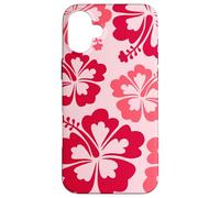 Hibiscus Flower Beach Hawaiian Exotic Floral Surf Vibe Red Coque pour iPhone 16 Plus