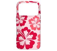 Hibiscus Flower Beach Hawaiian Exotic Floral Surf Vibe Red Coque pour iPhone 17 Pro