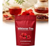 Hibiscus Tea Bag,Natural Flower Tea,Refreshing Flower Taste,Caffeine-Free Drink Wellness T-ea,Support Body Health,30bag/Pack (1 Pack)