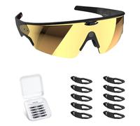 HiBloks Cache-lumière autocollants anti-lumière LED compatibles avec les lunettes connectées Oakley Meta Vanguard accessoire léger et intégré autocollants occultants réutilisables lot de 10