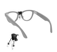HIBLOKS Coussinets de Nez pour Lunettes Ray-Ban Meta Wayfarer/Skyler Smart | Support de nez en silicone antidérapant à clipser pour lunettes de soleil Ray-Ban Meta Wayfarer/Skyler Gen 2/1 (1 pièce)