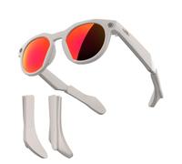 HiBloks Embouts de branches pour lunettes connectées Oakley Meta HSTN. Antidérapants en silicone, coussinets pour lunettes de soleil (Gris)