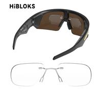 HIBLOKS - lentilles à clipser pour lunettes intelligentes Oakley Meta Vanguard, lentilles de prescription personnalisées, lentilles remplaçables à clipser Customization