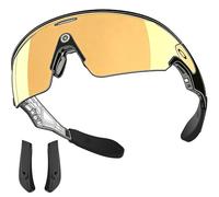 HiBloks Poignée d'oreille pour lunettes Oakley Meta Vanguard Smart Glass | Coussinets d'oreille en silicone antidérapant compatibles avec Oakley Meta Vanguard, convient pour le sport et le quotidien