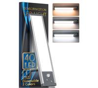 HIBOITEC Lampe LED Rechargeable Sans Fil,1500mAh USB Reglette LED Cuisine Dimmable Lampe Magnetique,Lumiere Cuisine Sous Meuble pour Comptoir, Armoire, Couloir (3 Couleurs)