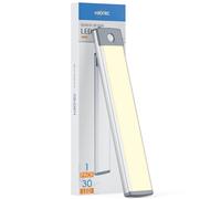HIBOITEC Reglette Led Cuisine 30 LED Sans Fil Rechargeable,1000mAh Lampe de Placard avec Détecteur de Mouvement,Ruban Led Lumière Tactile Pour Placard, Tableau, Armoire