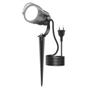 HIBOITEC Spot Extérieur 12W 1320lm 5000K Blanc Froid, Projecteur LED IP65 sur Piquet 1.5m - Éclairage Jardin, Terrasse, Arbres, Pelouse