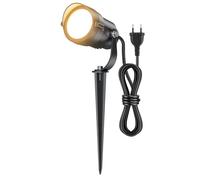 HIBOITEC Spot Extérieur 12W 1320lm, Projecteur LED IP65 sur Piquet 1.5m, 2700K Blanc Chaud - Éclairage Jardin, Terrasse, Plantes, Allées