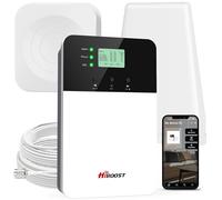 HiBoost 4K Plus Pro Kit d'amplificateur de signal pour téléphone portable pour la maison ou le bureau, jusqu'à 180 m² de couverture, pour tous les transporteurs américains, Verizon, AT&T, T-Mobile