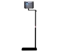 HIBORI Support de Projecteur en Métal 360° Pivotant et Hauteur Réglable Base en L Discrète Compatible avec XGIMI Nebula VANKYO Jinhoo AuKing