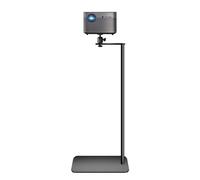 HIBORI Support de vidéoprojecteur 85/125 cm, pivotant à 360° | Support en métal en forme de L pour home cinéma, bureau et présentations