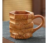 Hiborth 3D Painted Book Stack Ceramic Coffee Mug, Chapter Book Mug Design, Colorful Bo ok Coffee Mug 250 ml, Painted Ceramic Boo k Cup Cadeau pour Lecteurs, Écrivains et Bibliothécaires (Café)