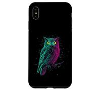 Hibou à Plumes Forêt Sage, mystère, Clair de Lune Coque pour iPhone XS Max
