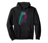 Hibou à Plumes Forêt Sage, mystère, Clair de Lune Sweat à Capuche