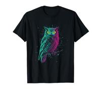 Hibou à Plumes Forêt Sage, mystère, Clair de Lune T-Shirt