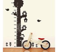 Hibou Autocollants De Hauteur Chambre Pour Enfants Mesure De La Hauteur Autocollant Mural Arbre De Jardin Décoration De La Maison Autocollants