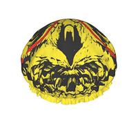 Hibou avec lunettes réutilisable imperméable lavable réglable adapté aux femmes toutes les longueurs de cheveux bonnet de douche
