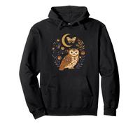 Hibou céleste Boho, Lune Florale Sweat à Capuche