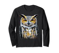 Hibou Chouette effraie Hibou Grand-duc Owl Doux hiboux Manche Longue