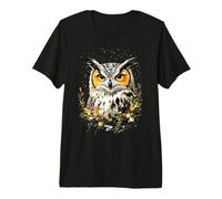Hibou Chouette effraie Hibou Grand-duc Owl Doux hiboux T-Shirt Haut de Gamme