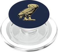 Hibou de Minerve Athene Noctua Mythologie Grecque Symbole de Sagesse PopSockets PopGrip pour MagSafe