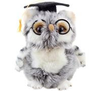 Hibou en peluche avec lunettes 17 cm ECO-FRIENDLY