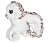 Hibou en peluche Hibou des neiges avec son - 15 cm