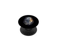 Hibou enneigé Coucher de Soleil Faune Art Arctique Oiseau Nature Graphique PopSockets PopGrip Adhésif