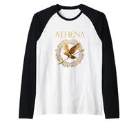 Hibou et Lance - Symboles Athéna - Déesse Grecque - Mythologie Grecque Manche Raglan