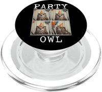 Hibou Fêtard Amusant Photomaton pour Fans d'oiseaux PopSockets PopGrip pour MagSafe
