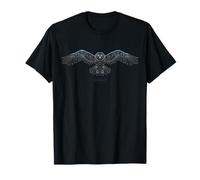 Hibou géométrique avec Ailes déployées - Design Symbolique T-Shirt