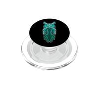 Hibou Haida Eagle Owl Mythologie Indian Warrior Art PopSockets PopGrip pour MagSafe