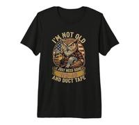 Hibou, Je ne suis Pas Vieux, J'Ai Juste Besoin d'un Peu de WD40 et d'un Peu de Ruban adhésif T-Shirt Haut de Gamme