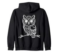 Hibou Linéaire Ornithologue Sweat à Capuche