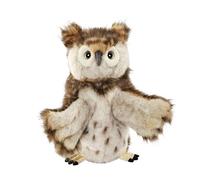 peluches - marionnette hibou 34 cm